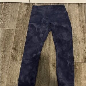 Lulu Navy Tie-Dye Leggings